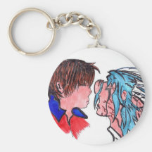 FILLE Keychain Porte-clefs