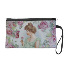 Fille victorienne sac à main avec dragonne