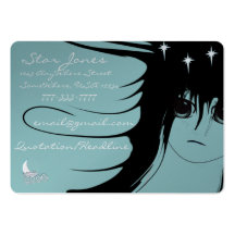 Filles d'Anime Cartes De Visite Personnelles