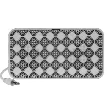 Filles noires et blanches de son style Girly vinta Haut-parleurs PC