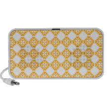Filles oranges et blanches de son style Girly mign Haut-parleur Mp3