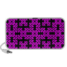 Filles roses et noires de son style Girly mignon d Haut-parleurs PC