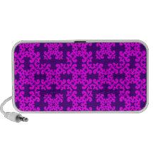 Filles roses et pourpres de son style Girly mignon Haut-parleurs Portables