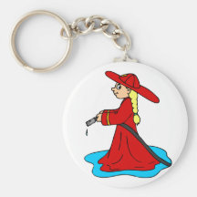 Firewoman Porte-clé