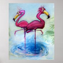 Flamants Posters