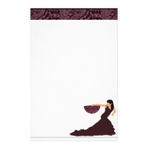 Flamenco Motifs Pour Papier À Lettre