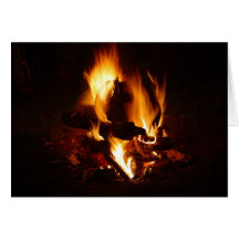 Flamme du feu carte