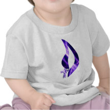 Flamme sous Violette de Croix T-shirt