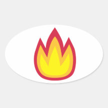 Flammes du feu autocollants