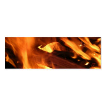 Flammes et feu modèles de cartes de visite