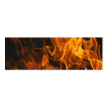 Flammes et feu modèles de cartes de visite