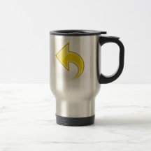 Flèche jaune tasse