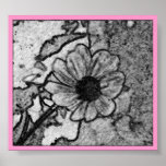 Fleur de charbon de bois - copie affiches