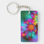 Fleur de jardin d'enfants - modèle de données comm porte-clefs