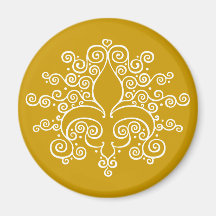 Fleur De Lines Magnets Pour Réfrigérateur