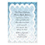 Fleur De Lis Invitation - bleu