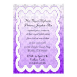 Fleur De Lis Invitation - pourpre