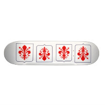 Fleur de lis, Italie Plateaux De Planche À Roulettes