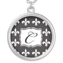 Fleur DE Lis Monogram C Tegenhanger Hangertje