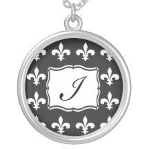 Fleur DE Lis Monogram I Tegenhanger Ketting