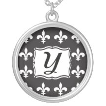 Fleur DE Lis Monogram Y Tegenhanger Kettingen