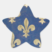 Fleur-DE-lis of fleur-DE Ster Stickers