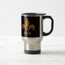 Fleur-De-Lis personnalisable Mug À Café