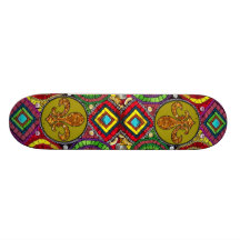 Fleur De Lis Skateboard abstrait la Nouvelle-Orléa