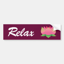 Fleur de Lotus rose Adhésif Pour Voiture