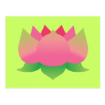 Fleur de Lotus rose Cartes Postales