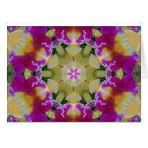 Fleur de paix carte de vœux