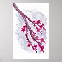 Fleur de prune posters