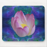 Fleur et signification de lotus rose tapis de souris