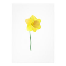 Fleur jaune faire-part