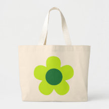 Fleur lumineuse - sacs en toile