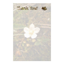 Fleur pleine d'espoir papier à lettre customisable