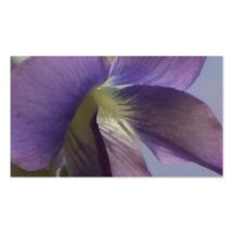 Fleur pourpre carte de visite