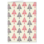 Fleur rose et gris de lis carte