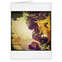Fleurs à mon colibri cartes de vœux