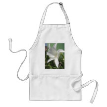 Fleurs blanches glorieuses 2 tablier