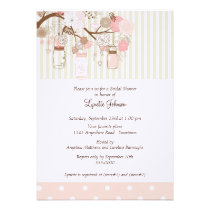 Fleurs d'aquarelle et douche de JarsBridal invitations