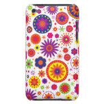 Fleurs d'arc-en-ciel de hippie coque iPod touch Case-Mate