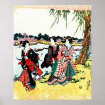 Fleurs de cerisier 1818 de Mimeguri Posters