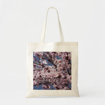 Fleurs de prune sac de toile