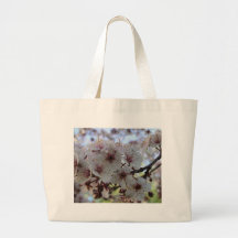 Fleurs de prune sac en toile