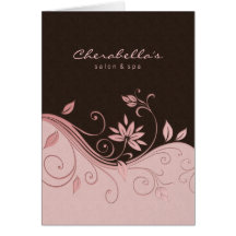 Fleurs de rose de carte de voeux de brochure de sa