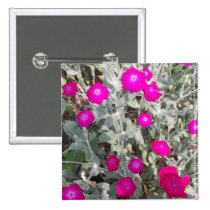 Fleurs d'une visite badges publicitaires