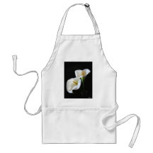Fleurs élégantes 13 de zantedeschia tablier