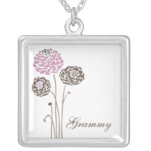 Fleurs élégantes de dahlia de collier de Grammy