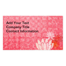 Fleurs illustratives modèles de cartes de visite